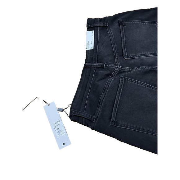 Joes Jeans $198 Black The Niki Distressed Boyfriend Cuffed Jeans Mid Rise 26 - Picture 8 of 9